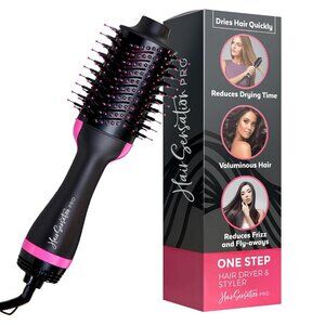 Blow Dryer Brush, 4 in 1 Styling Tools with ION Generator, Pink